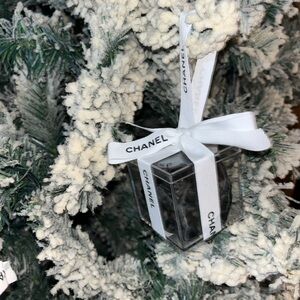 Chanel Black and White Ornament